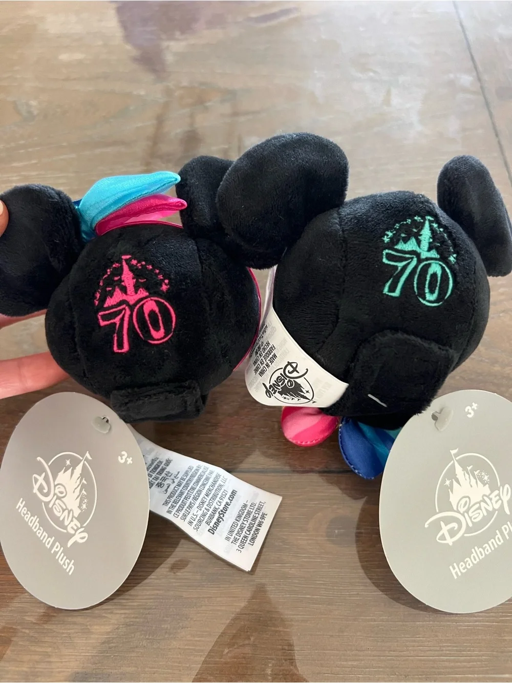 Disney 70 thannivwraaey Minnie & Mickey Plush for headband